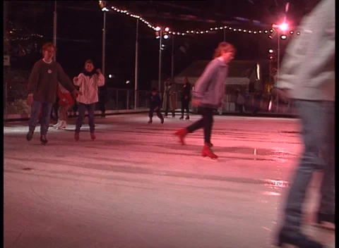 Ice Skating, Australia (1990s) Stock Footage 151936638