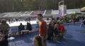 Ice skating in Bryant park, New York City 4k or 4k+ Resolution