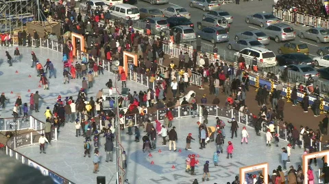 Ice Skating Video stock 582293