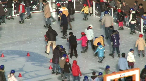 Ice Skating Video stock 582317