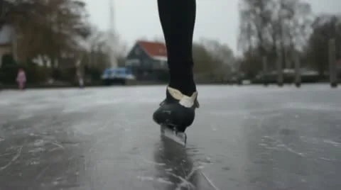 Ice Skating Stock Footage 21763570