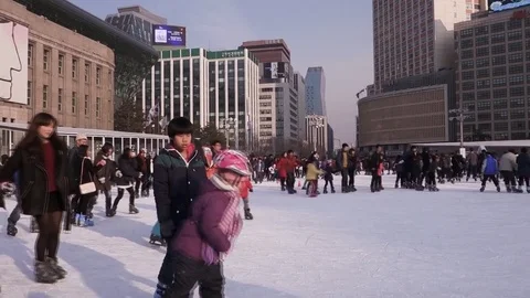 Ice skating Видео 80620357