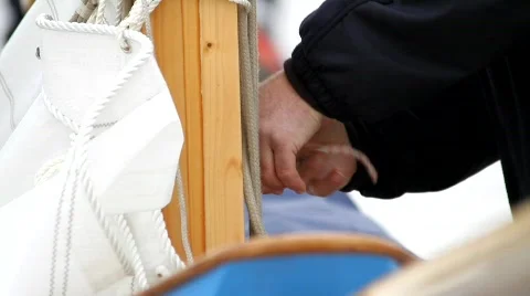 Ice skating, ice sailing Stock Footage 628392