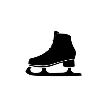 Ice skating icon in different style vector illustration Stock Illustration