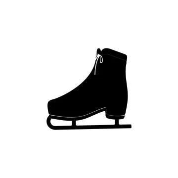 Ice skating icon in different style vector illustration Stock Illustration