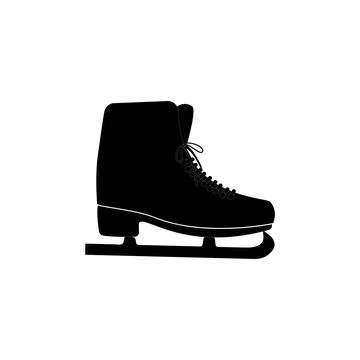 Ice skating icon in different style vector illustration Stock Illustration