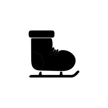 Ice skating icon in different style vector illustration Stock Illustration