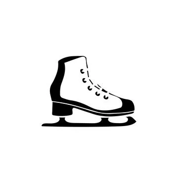 Ice skating icon in different style vector illustration 스톡 일러스트