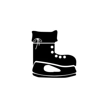 Ice skating icon in different style vector illustration Stock Illustration