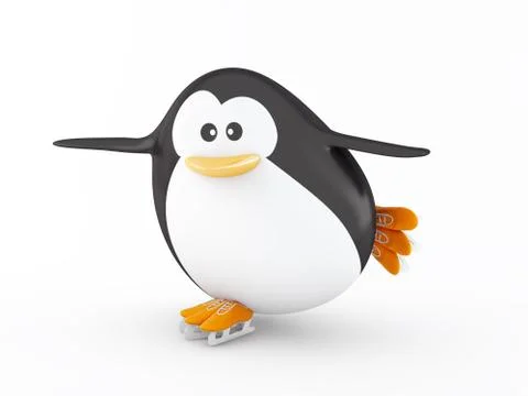 Ice skating Stock Illustration