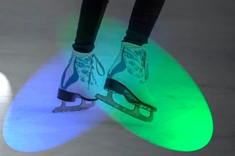 Ice skating Stock Photos