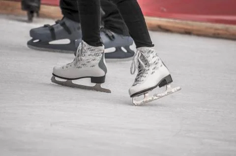 Ice skating Stock Photos