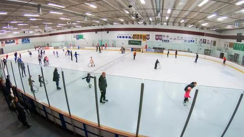 Ice skating Stock Photos