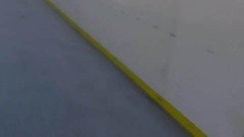 Ice Skating, skating rink. 库存影片 88747600