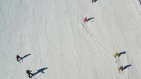 Ice skating ski ski Video stock 274414717