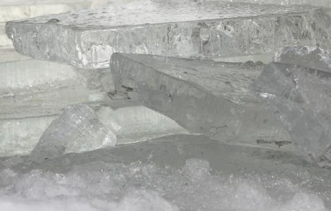 Ice Slabs Stock Photos