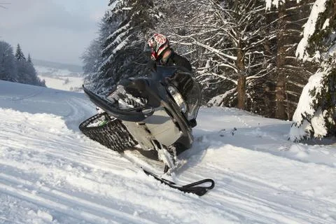 Ice sledge Foto stock