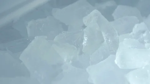 Ice in slow motion Stock Footage 73391110