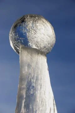 Ice sphere Foto stock
