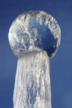 Ice sphere Stock Photos