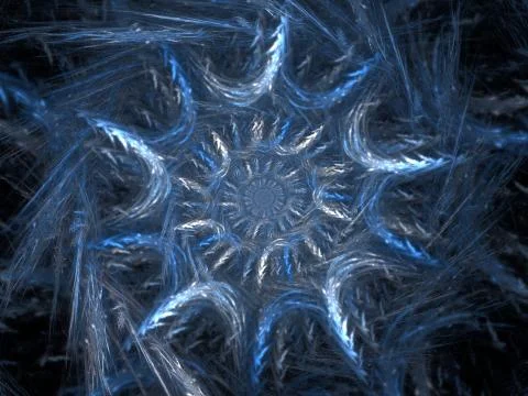 Ice spiral Stock Illustration