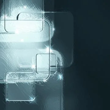 Ice squares Stock Illustration