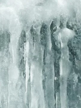 Ice stalactite Foto stock