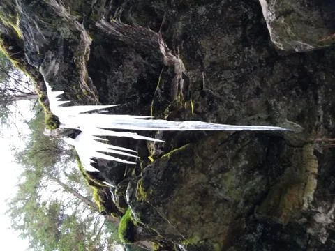 Ice Stalagmite Stock Photos