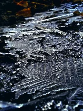 Ice stick pattern Stock Photos