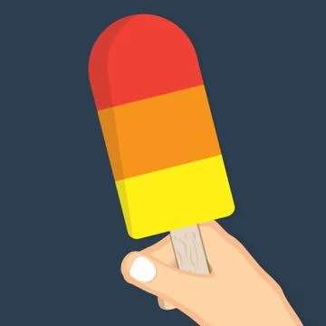 Ice stick vector design Stock Illustration
