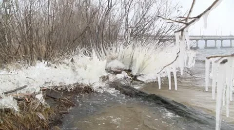 Ice storm 動画素材 22214245