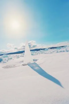 Ice sundial Stock Photos