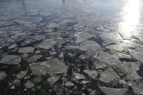 Ice sunny Foto stock