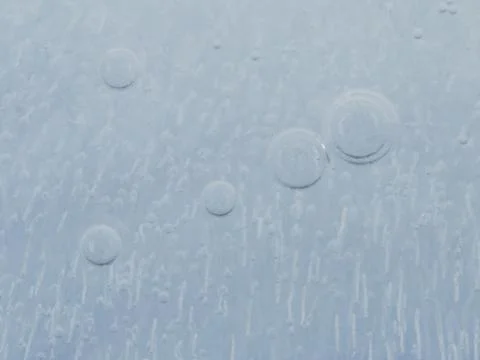 Ice surface with circles Stock Photos