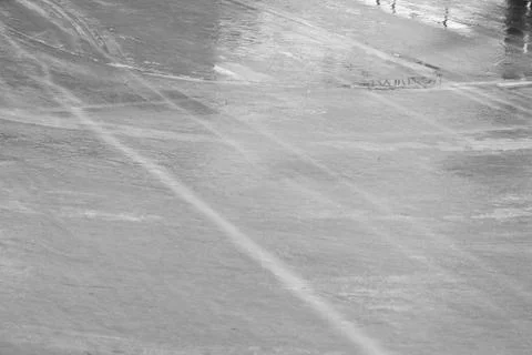 An ice surface Foto stock