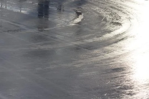 An ice surface Foto stock