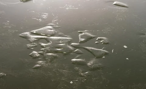 Ice surface Stock Photos