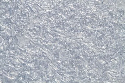 Ice surface with smoothed ice pattern Stock Photos