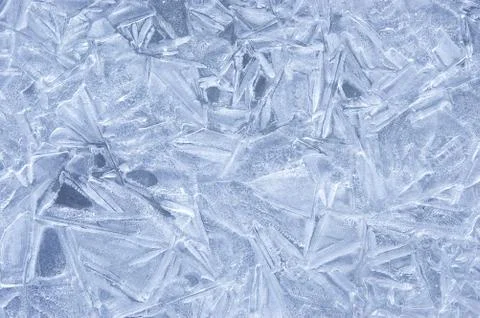 Ice Surface Texture Background Stock Photos