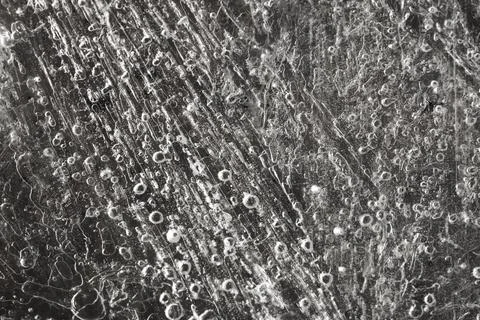Ice surface texture macro shot on a dark background wallpaper Stock Photos