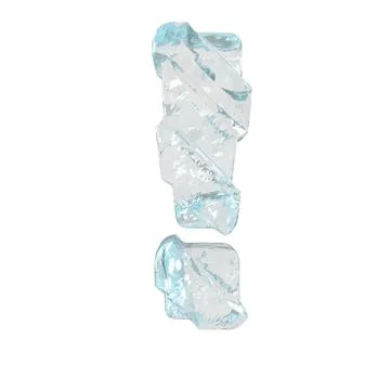 Ice symbol with diagonal thick straps Stock-Illustration