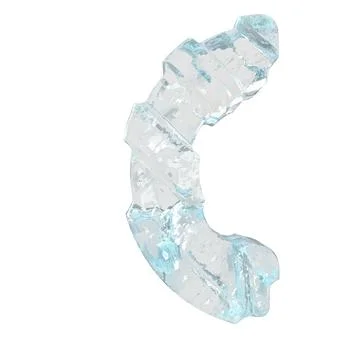 Ice symbol with diagonal thick straps Stock Illustration