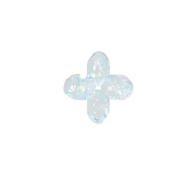 Ice symbol in the form of a digital font Stock-Illustration
