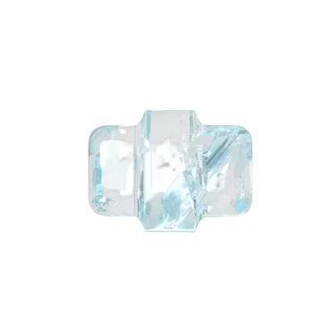 Ice symbol with thick vertical straps Stock Illustration