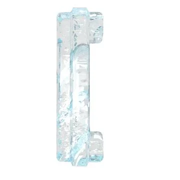 Ice symbol with thick vertical straps Stock-Illustration