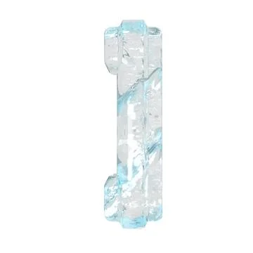 Ice symbol with thick vertical straps Stock Illustration