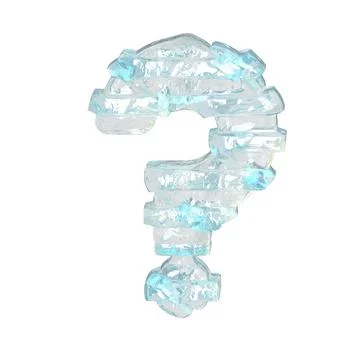 Ice symbol with thin horizontal straps Illustrazione stock