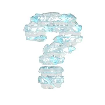 Ice symbol with thin horizontal straps Illustrazione stock