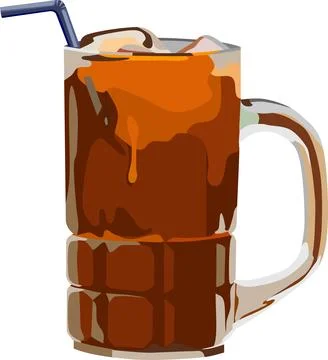 Ice Tea Beverage Stock Illustration