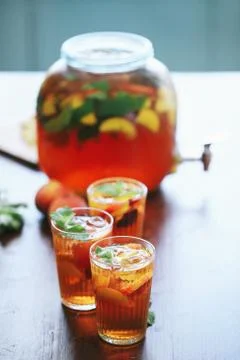 Ice tea drink Stock Photos